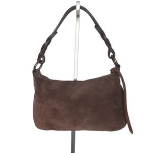 Gap Chocolate Brown Suede Shoulder Bag